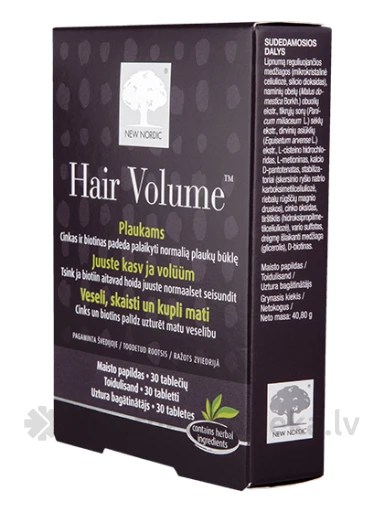 New Nordic Hair Volume, 30 таблеток | internetaptieka.lv