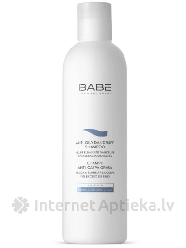 Babe šampoon kõõmavastane rasustele juustele, 250 ml | internetaptieka.lv