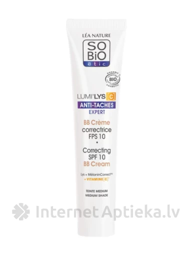 So Bio BB krēms pret pigmenta plankumiem SPF10, 40 ml | internetaptieka.lv