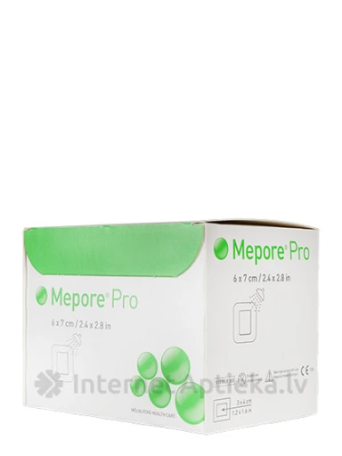 Mepore Pro sterils plāksteris 6 x 7 cm, 60 gb. | internetaptieka.lv