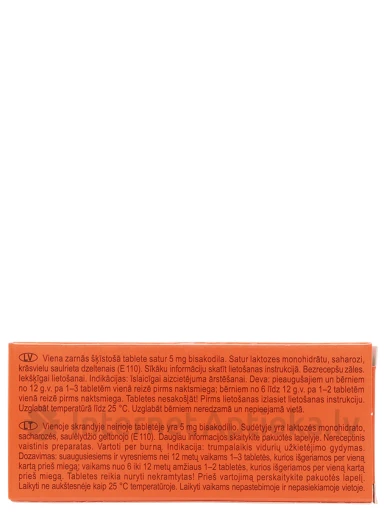 Bisacodyl Grindeks (Bisakodils), 40 tabletes | internetaptieka.lv