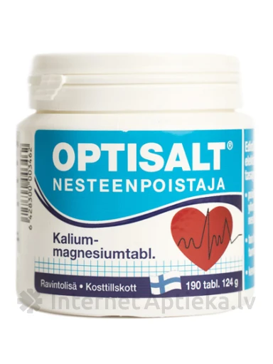 Optisalt K + Mg, 190 kapsulas | internetaptieka.lv
