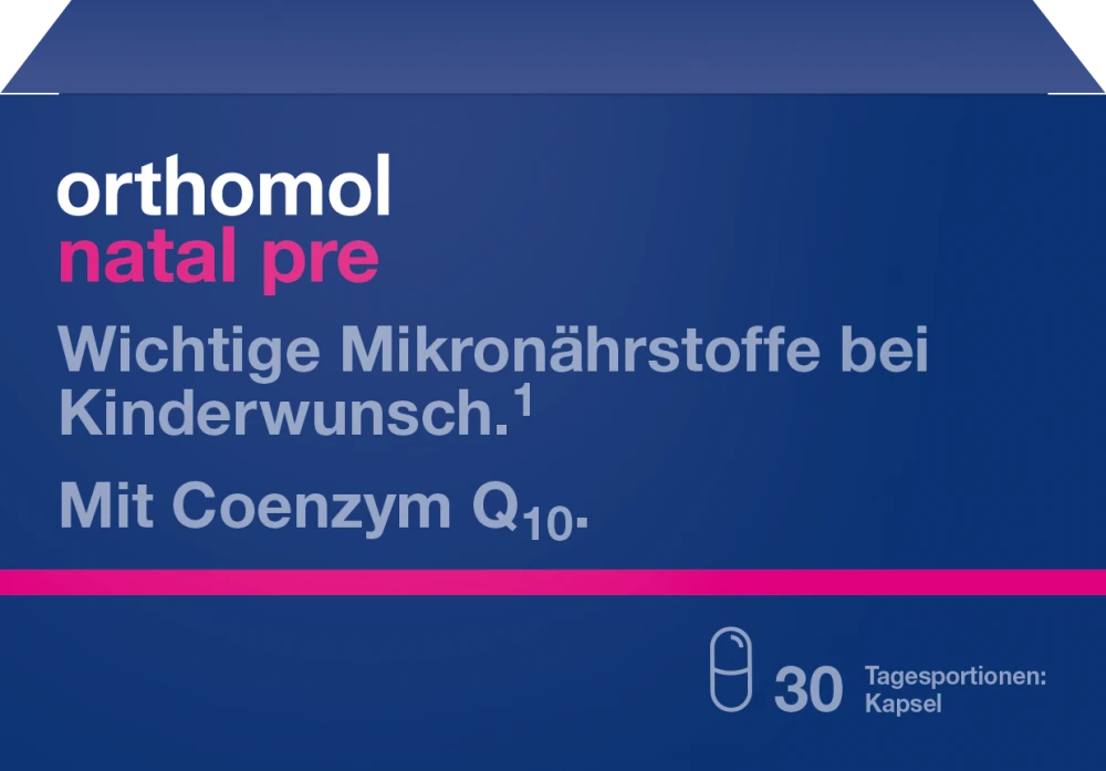 Orthomol Natal pre, 30 kapsulas
