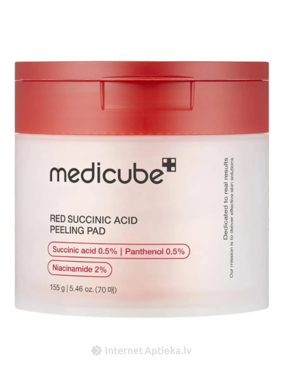 Medicube Red Succinic Peeling koorimispadjad, 155 g | internetaptieka.lv