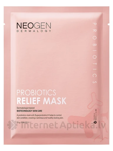 Neogen Dermalogy Probiotics Relief Maska, 5 gb. | internetaptieka.lv