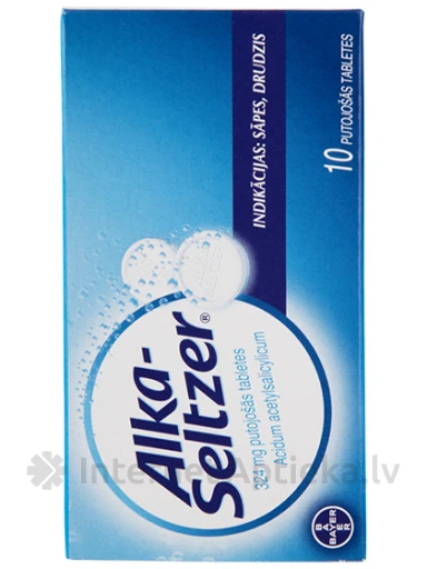 Alka-Seltzer, 10 putojošās tabletes | internetaptieka.lv