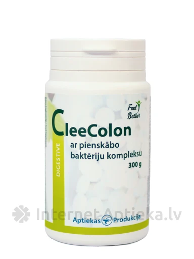 AP CleeColon с комплексом молочнокислых бактерий, 300 г | internetaptieka.lv