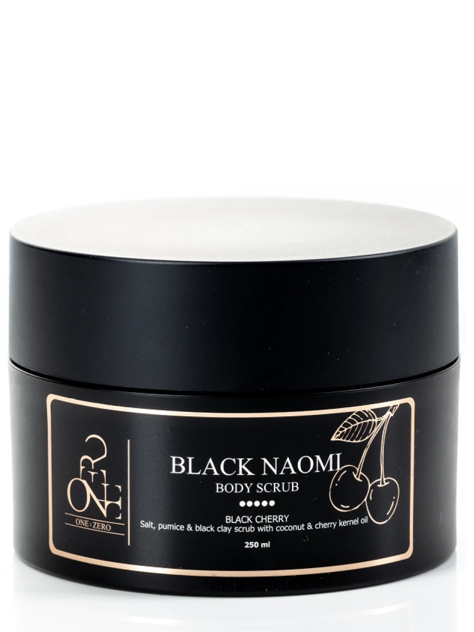 ONE:ZERO Ķermeņa skrubis "Black Naomi", 250 ml | internetaptieka.lv