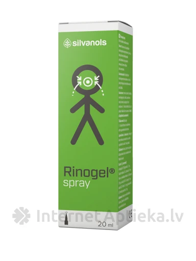 Silvanols Rinogel спрей, 20 мл | internetaptieka.lv