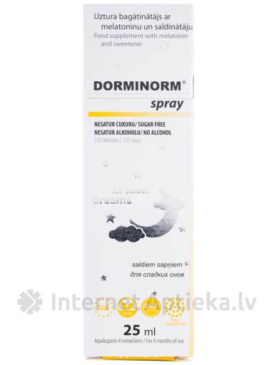 Dorminorm спрей, 25 мл | internetaptieka.lv