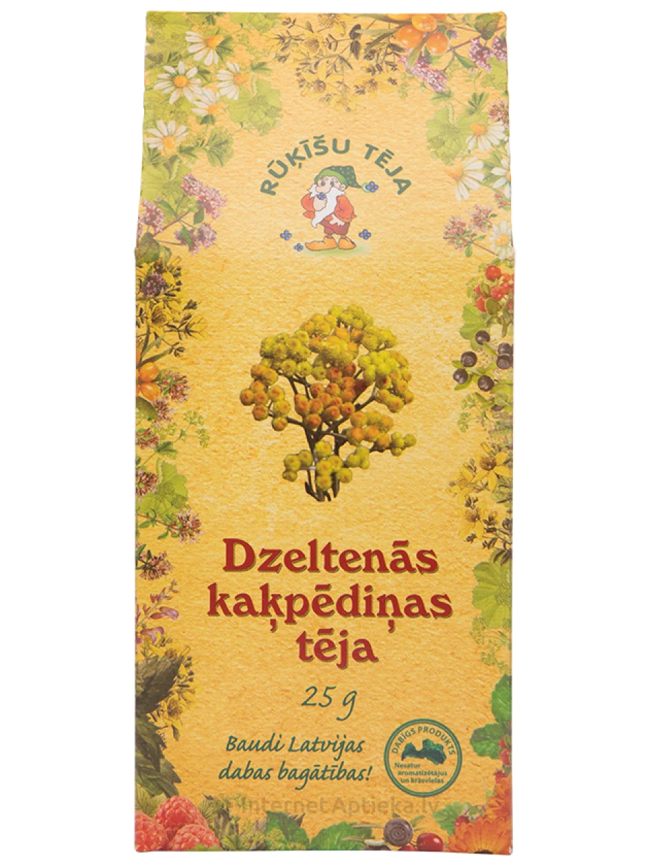 Kääbuskollase kassikäpa tee, 25 g | internetaptieka.lv