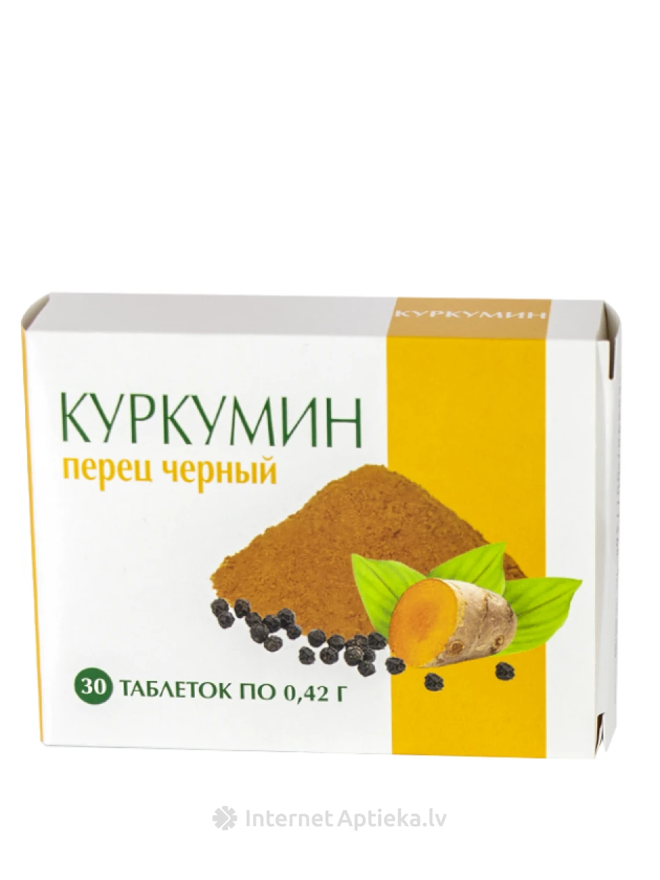Kurkumīns, 30 tabletes | internetaptieka.lv