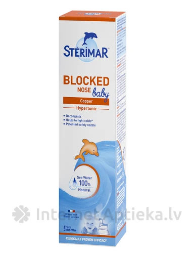Sterimar Baby blocked nose deguna aeresols, 50 ml | internetaptieka.lv