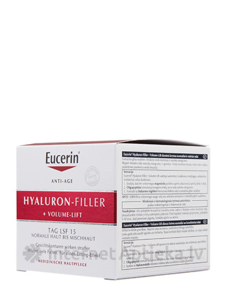 Eucerin Vollume-Filler kortsudevastane päevakreem, 50 ml | internetaptieka.lv
