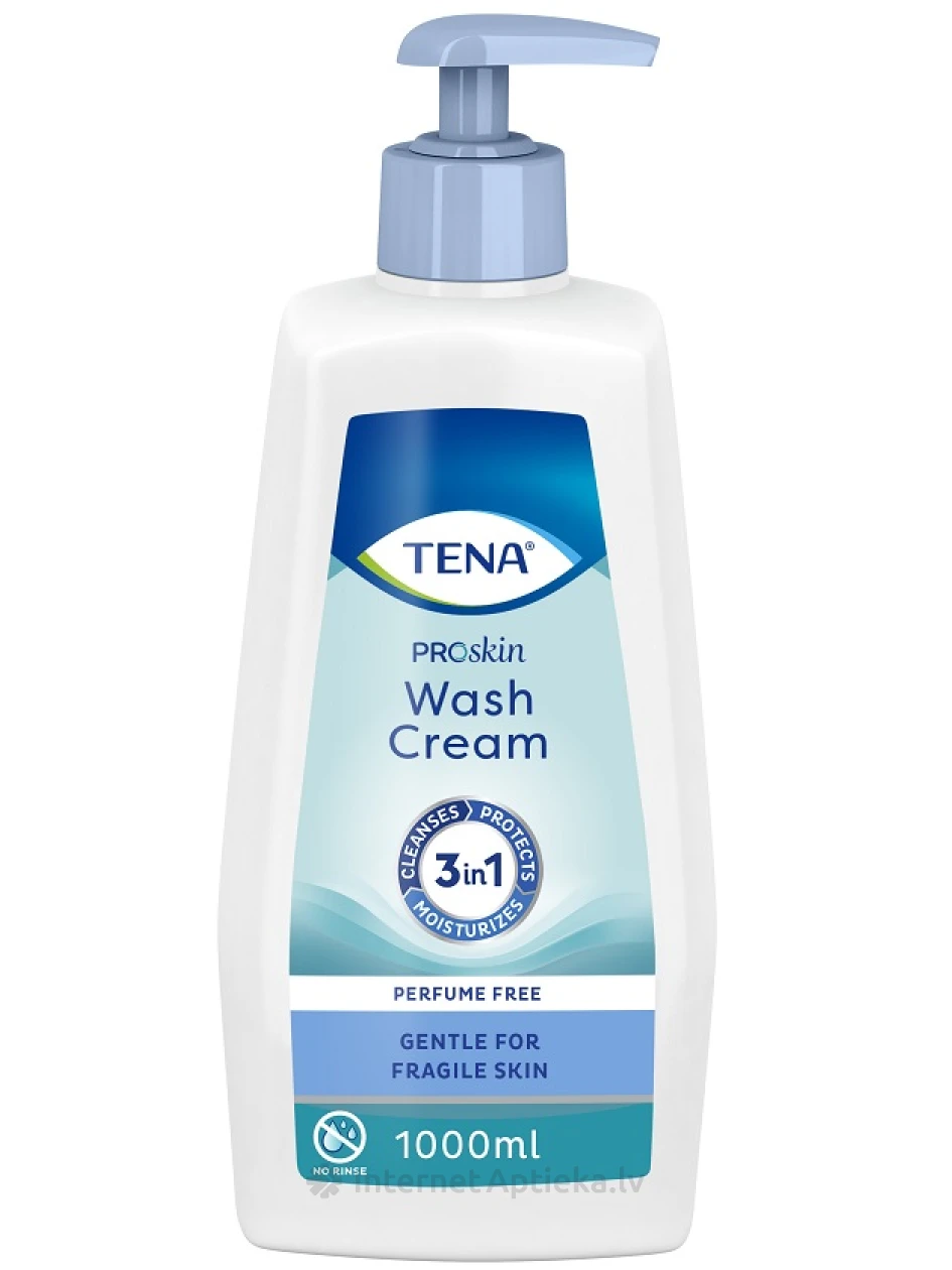 Tena Wash Cream masgāšanas krēms, 1000 ml | internetaptieka.lv
