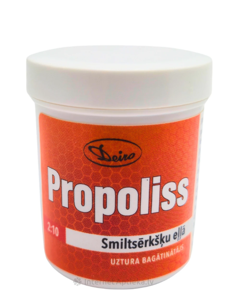 Deiro Прополис в облепиховом масле 2:10, 30 г | internetaptieka.lv