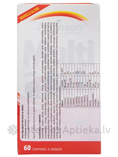 Jamieson Vita-Vim Kidd, 60 tabletti | internetaptieka.lv