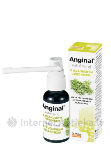 Dr.Muller Anginal sprejs ar islandes ķērpi, 30 ml | internetaptieka.lv