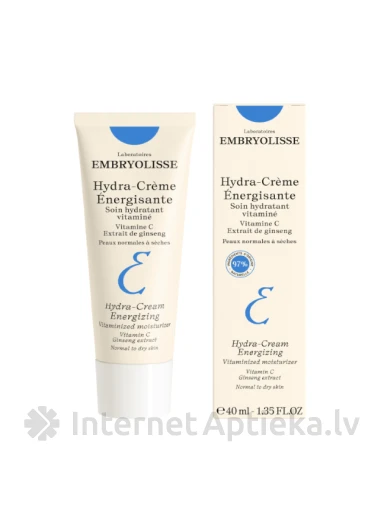 EMBRYOLISSE Hydra-Cream Energizing barojošs krēms, 40 ml | internetaptieka.lv