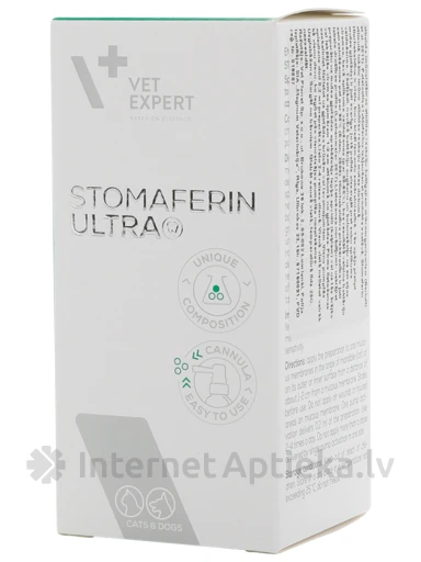 VetExpert stomaferin ultra для полости рта собак и кошек, 30 мл | internetaptieka.lv
