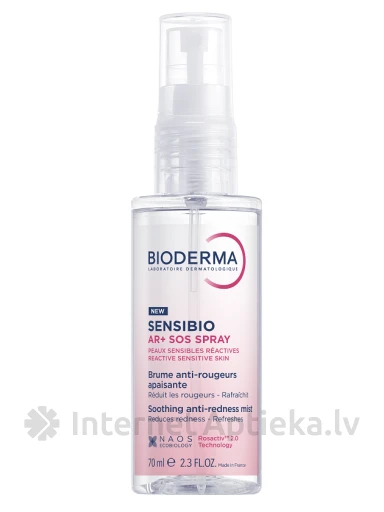 Bioderma Sensibio AR+ SOS sprejs, 70 ml | internetaptieka.lv