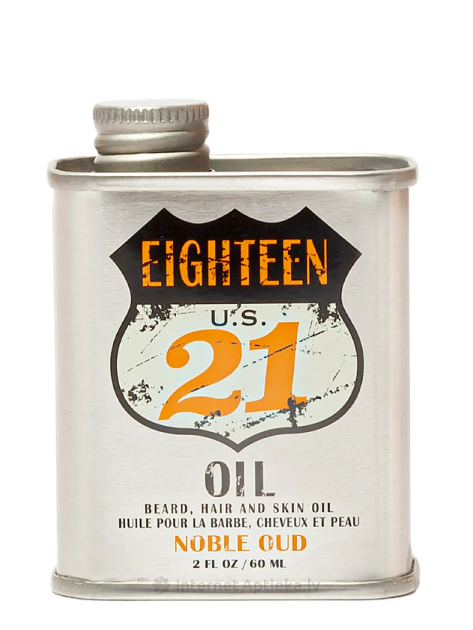 18.21 MAN MADE Trīs vienā viegla mitrinoša eļļa ar koksnes aromātu, 60 ml | internetaptieka.lv