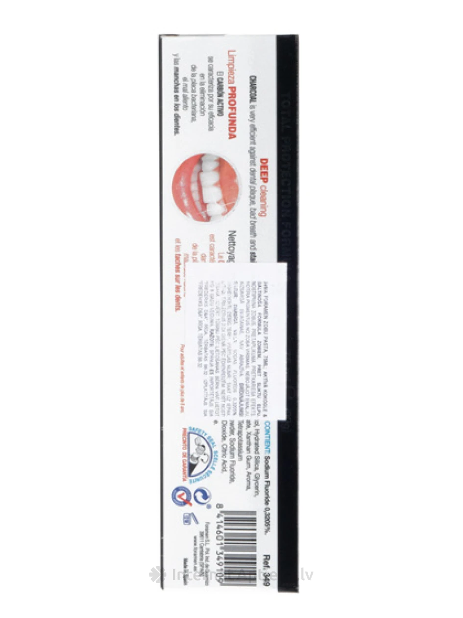 Foramed hambapasta aktiivsüsi ja valgendav, 75 ml | internetaptieka.lv