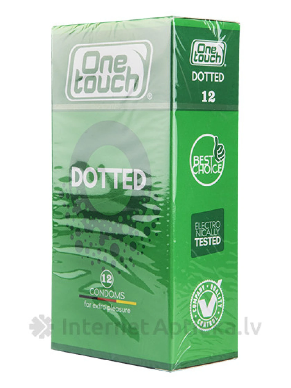 One Touch Dotted Презервативы, 12 шт. | internetaptieka.lv