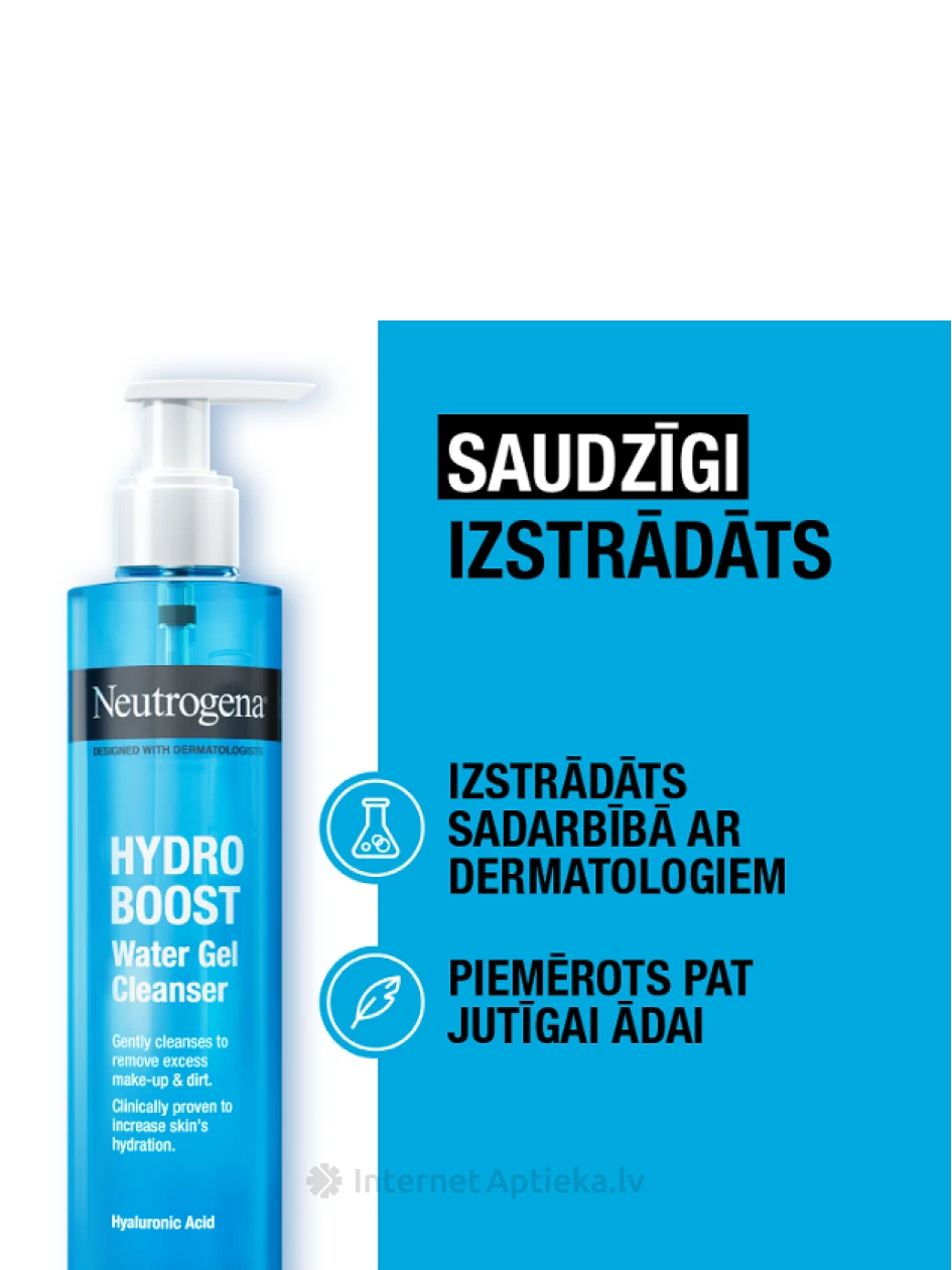 NEUTROGENA Hydro Boost näopuhastusgeel, 200 ml | internetaptieka.lv