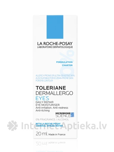 La Roche Posay Toleriane dermallergo krēms acu zonai, 20 ml | internetaptieka.lv