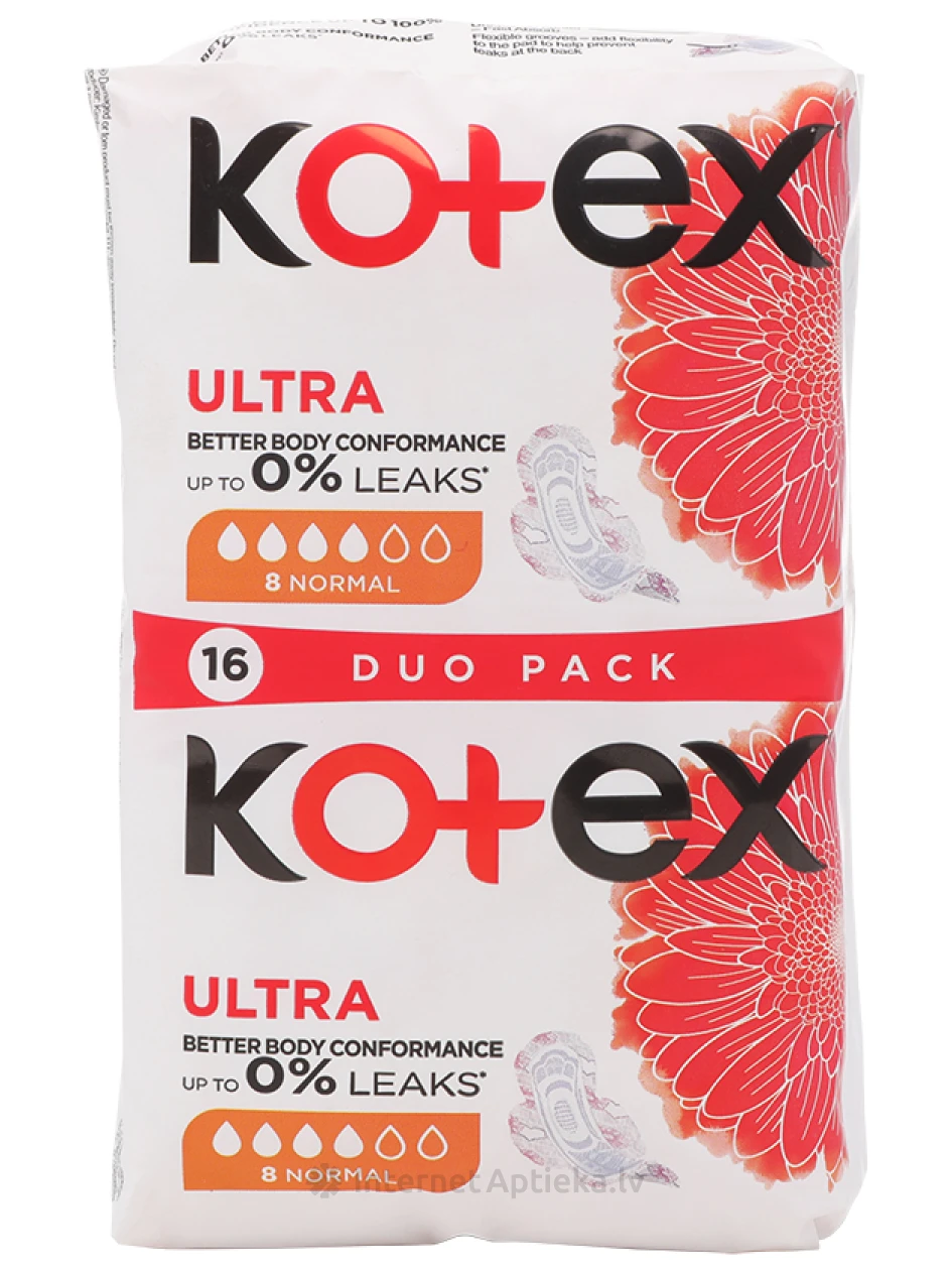 Kotex Ultra paketes Normal, 16 gb. | internetaptieka.lv