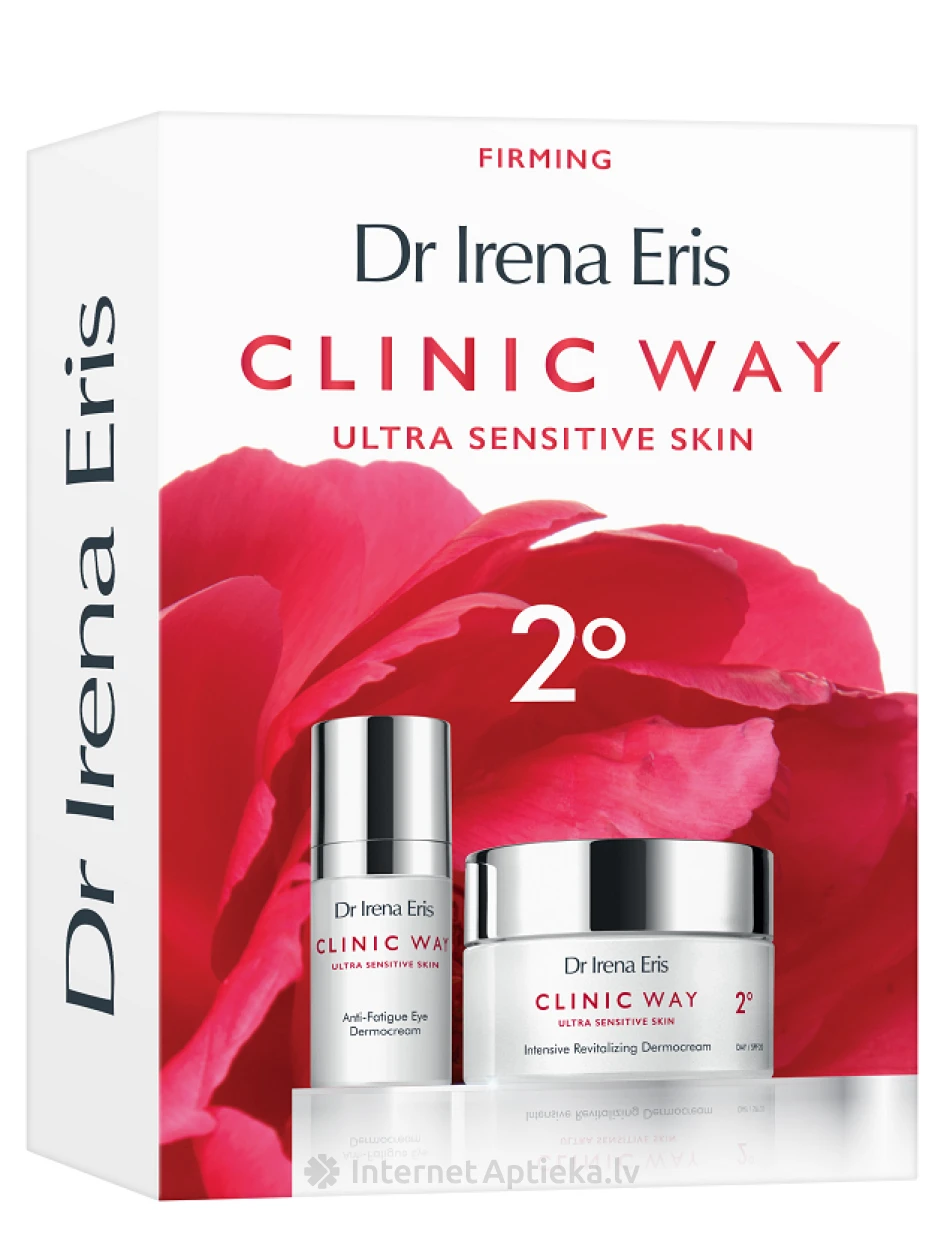 Clinic Way 2° Firming komplekt 40+ vananemisvastase näo+silmakreemidega | internetaptieka.lv