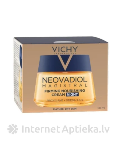 Vichy Neovadiol menopausijärgne nahka taastav ja pinguldav öökreem, 50 ml | internetaptieka.lv