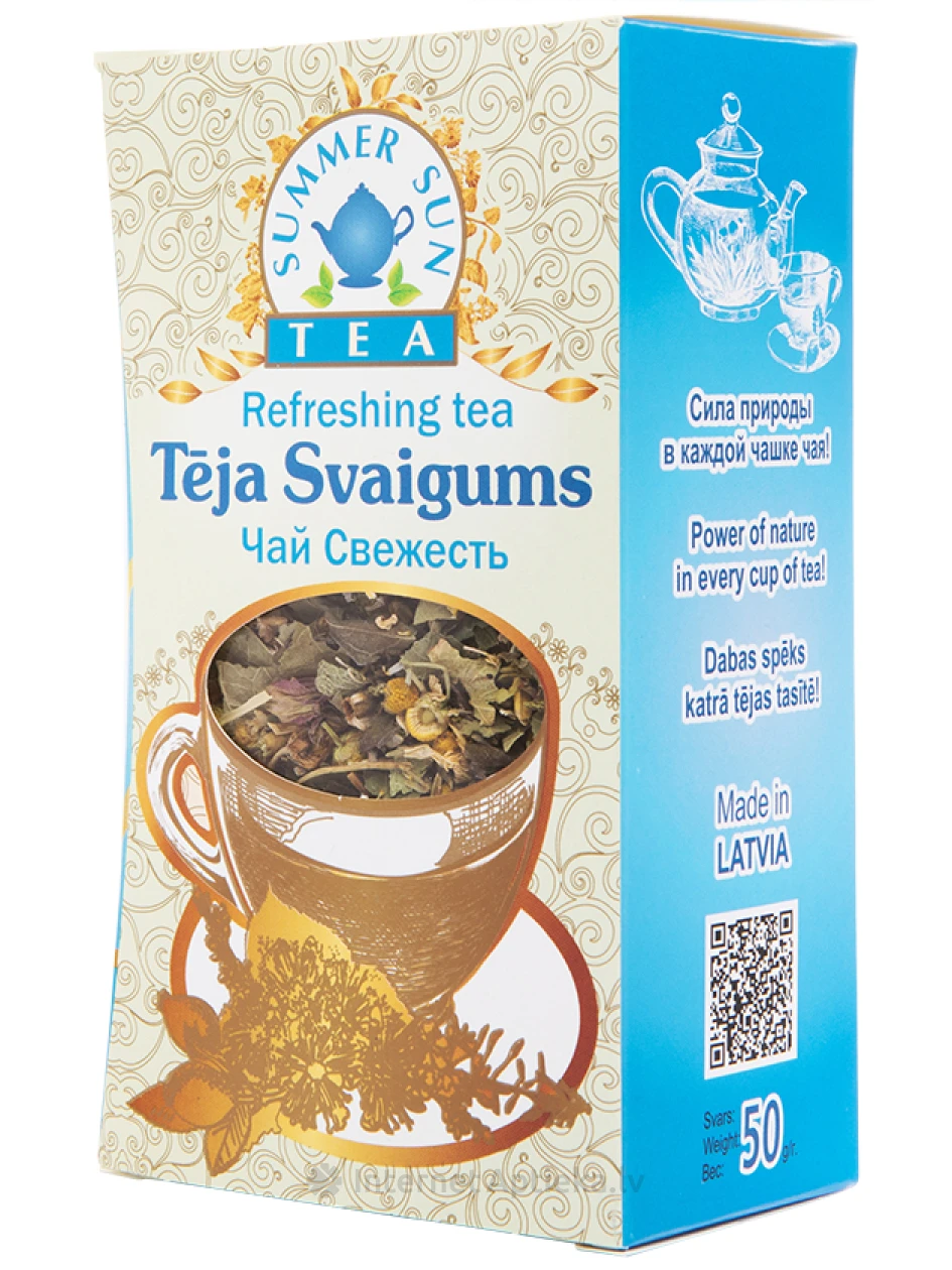 Summer Sun tea, Чай Свежесть, 50 г | internetaptieka.lv