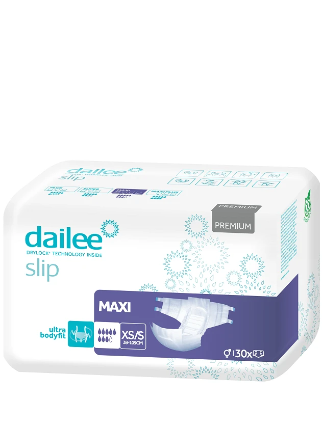 Dailee Slip Premium Maxi подгузники XS/S размер, 30 шт.