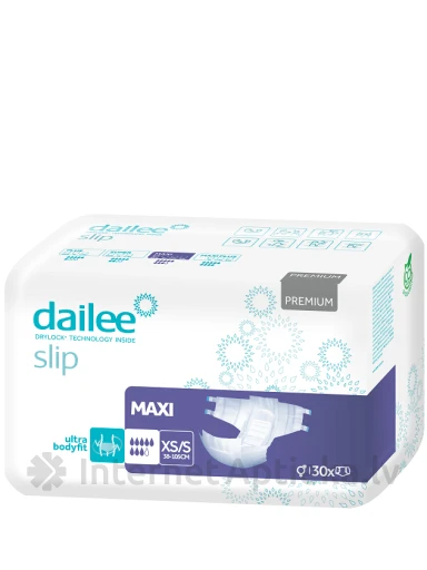 Dailee Slip Premium Maxi подгузники XS/S размер, 30 шт. | internetaptieka.lv