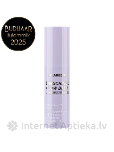 Lalarecipe Bakuchinol Glow Balm balzama stienītis, 9 g | internetaptieka.lv