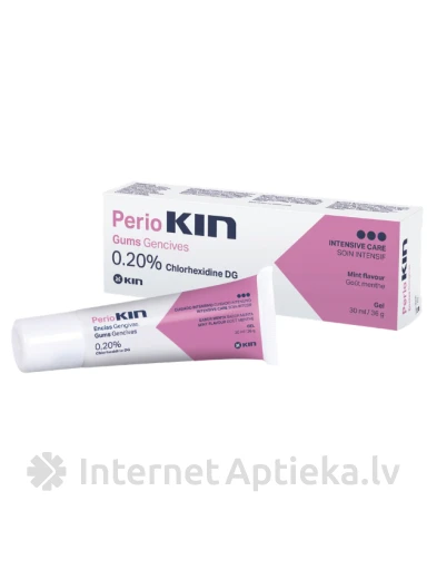 KIN PERIO‑KIN хлоргексидина 0,2% гель для десен, 30 мл | internetaptieka.lv