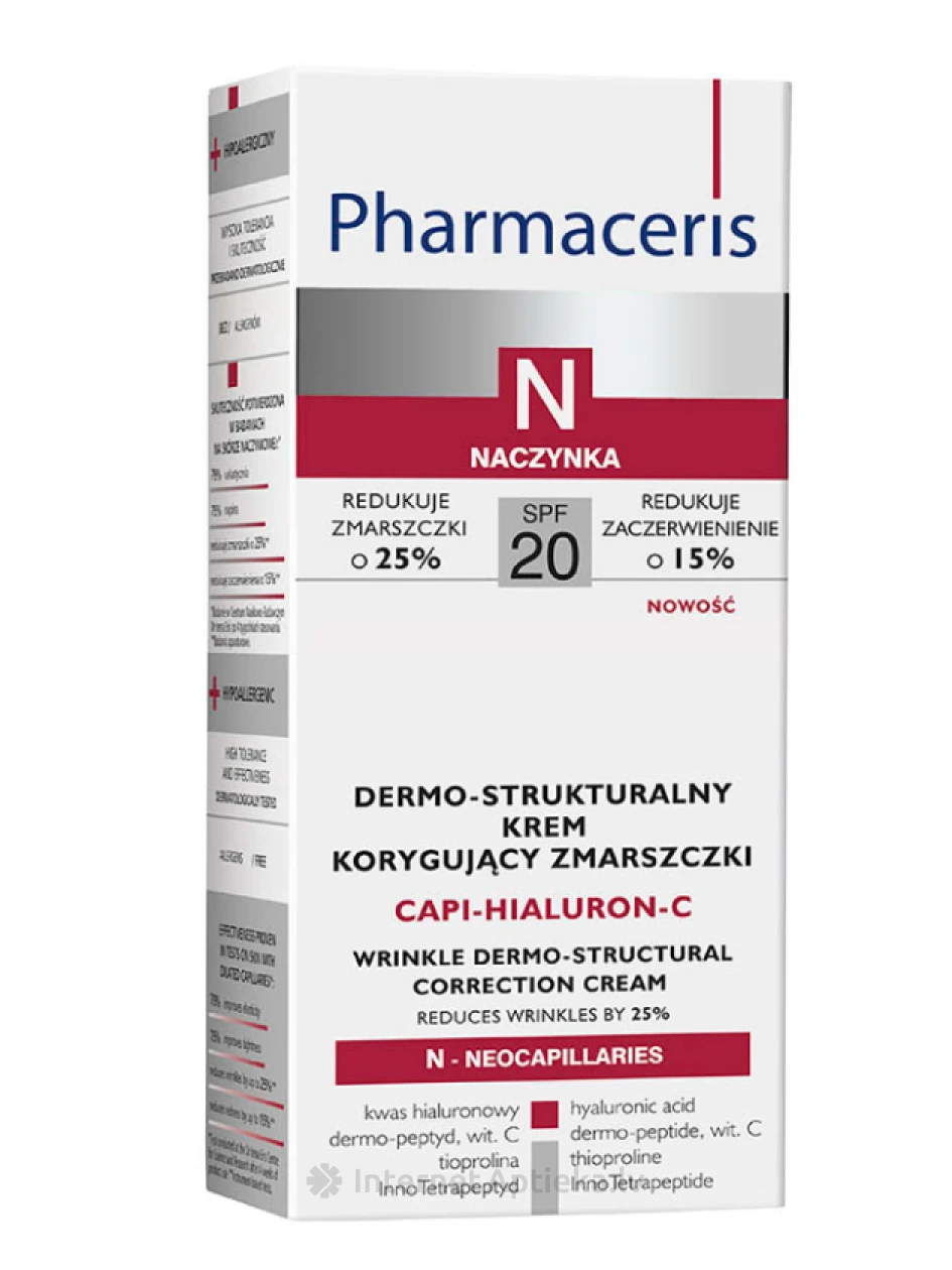 Pharmaceris N-Capi-Hialuron-C pretgrumbu krēms, 50 ml | internetaptieka.lv