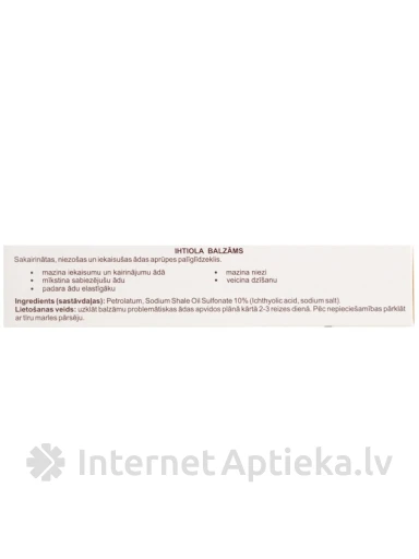 Farmakom Ichthyol palsam 10%, 30 g | internetaptieka.lv
