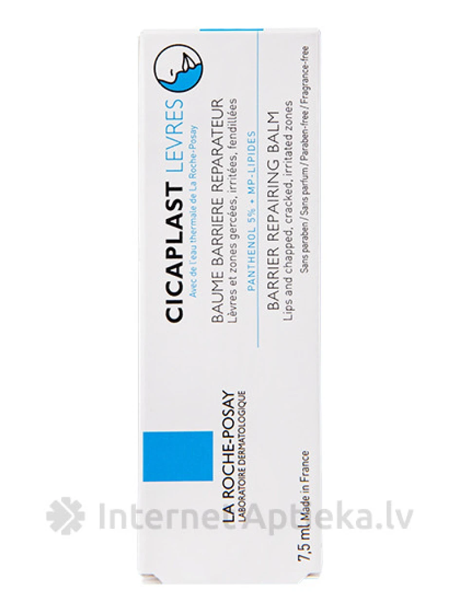 La Roche Posay Cicaplast восстанавливающий бальзам для губ, 7.5 мл | internetaptieka.lv