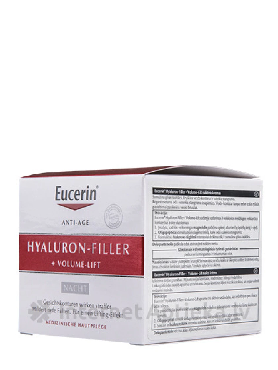 Eucerin Volume Filler pretgrumbu nakts krēms, 50 ml | internetaptieka.lv