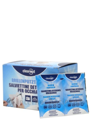 ClearOpt Briļļu mitrās salvetes, 50 gb. | internetaptieka.lv