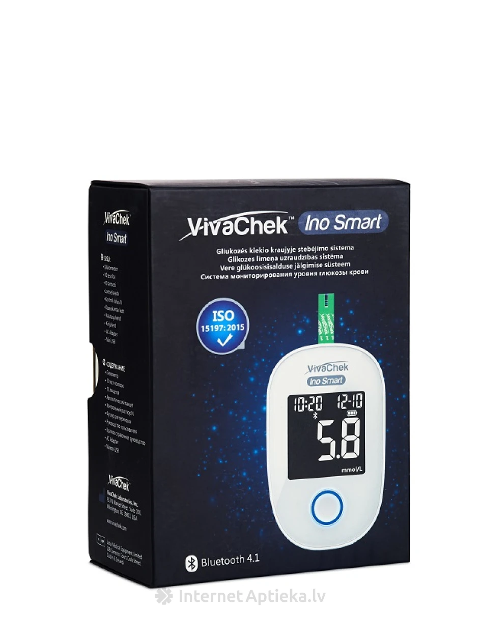 VivaChek INO Smart system glikometrs, 1 gb. | internetaptieka.lv