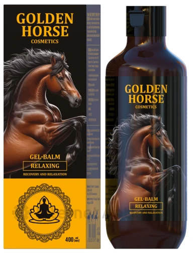 GOLDEN HORSЕ Relaksejošs ķermeņa balsams-gēls, 400 ml | internetaptieka.lv