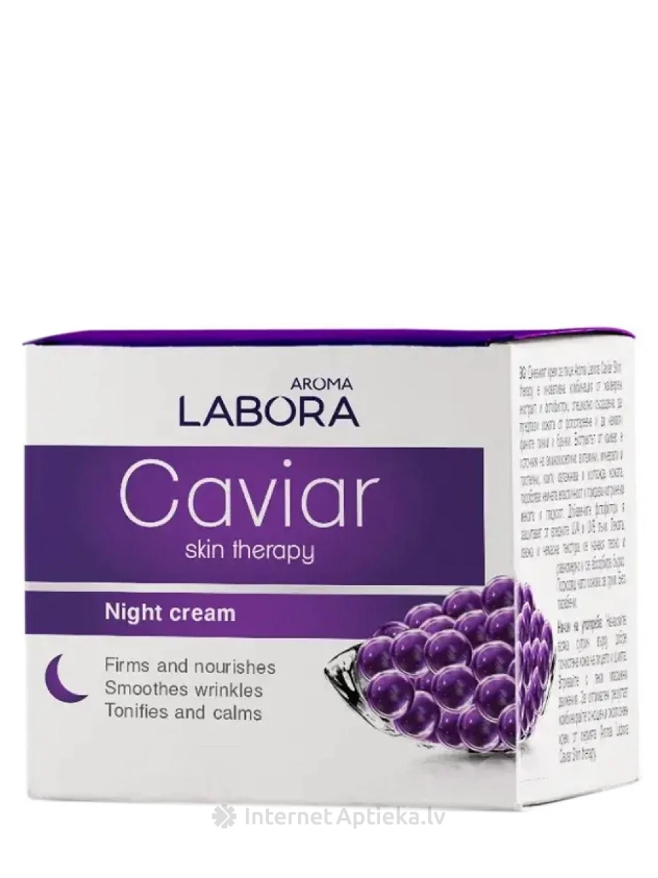 AROMA LABORA Caviar Skin Therapy Nakts sejas krēms, 50 ml | internetaptieka.lv