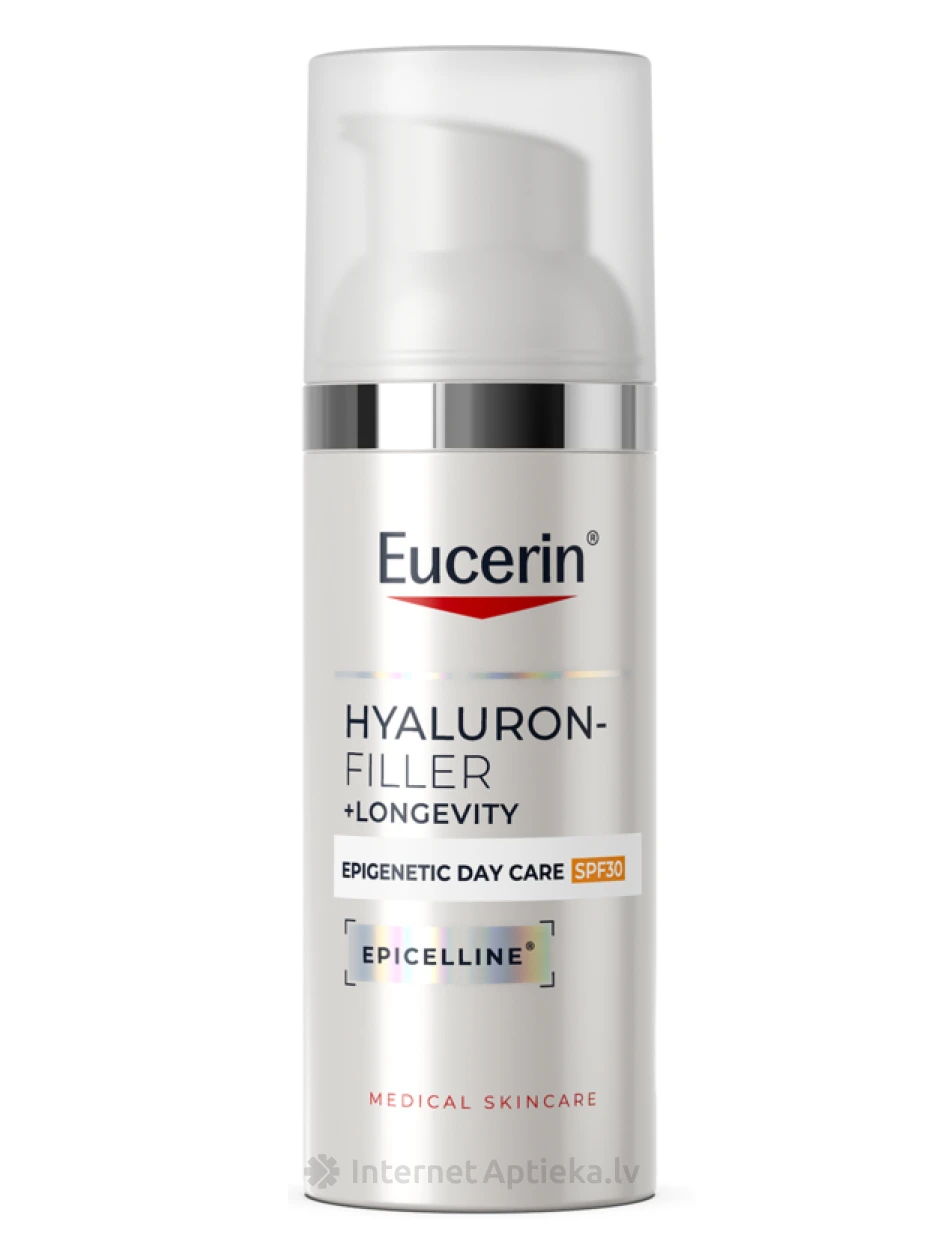 Eucerin Hyaluron-Filler + Longevity Epigenetic näokreem SPF 30, Epicelline® ja hüaluroonhappega, 50 ml | internetaptieka.lv