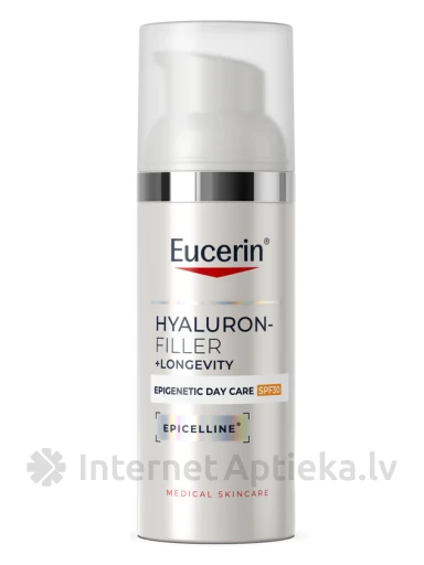 Eucerin Hyaluron-Filler + Longevity Epigenetic näokreem SPF 30, Epicelline® ja hüaluroonhappega, 50 ml | internetaptieka.lv