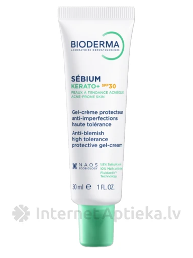 BIODERMA Sebium Kerato+ SPF30 kreem, 30 ml | internetaptieka.lv