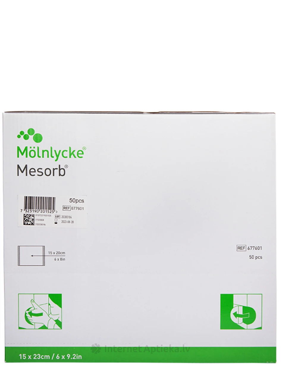 Mesorb side 15 x 23 cm, 50 tk. | internetaptieka.lv